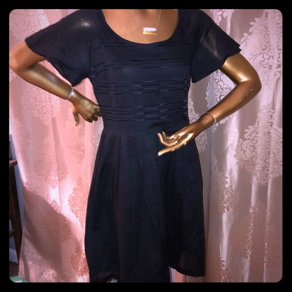 Gap- Black Linen Dress- Sz-6
